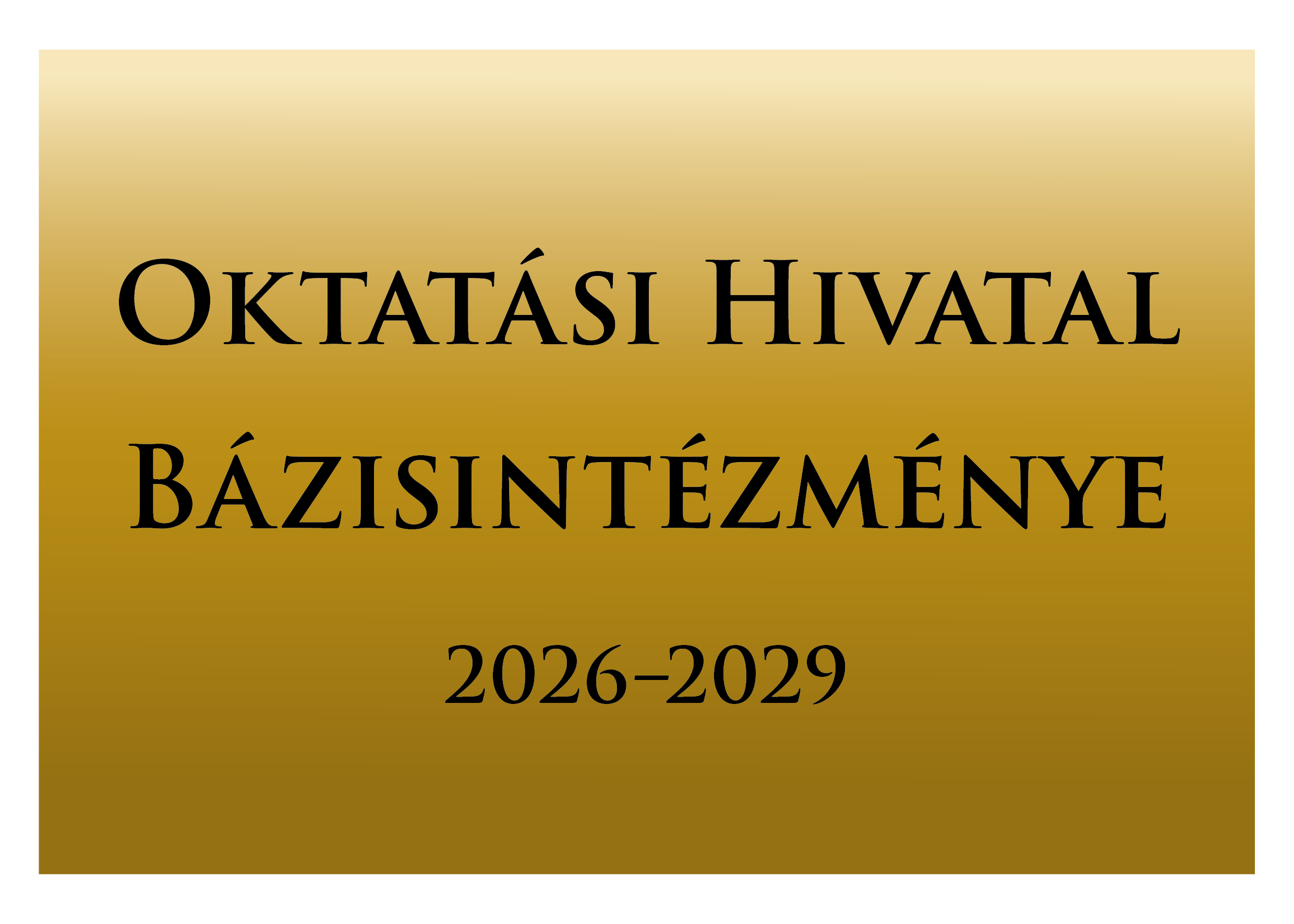 Bázisintézmény logó